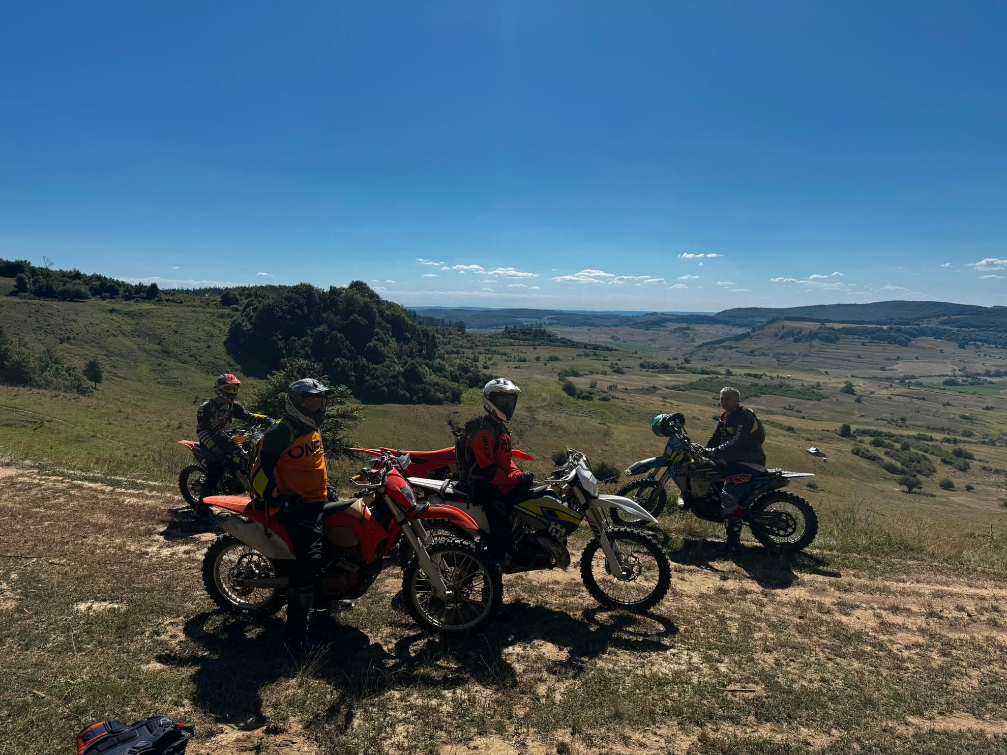 Enduro riding in Transylvania