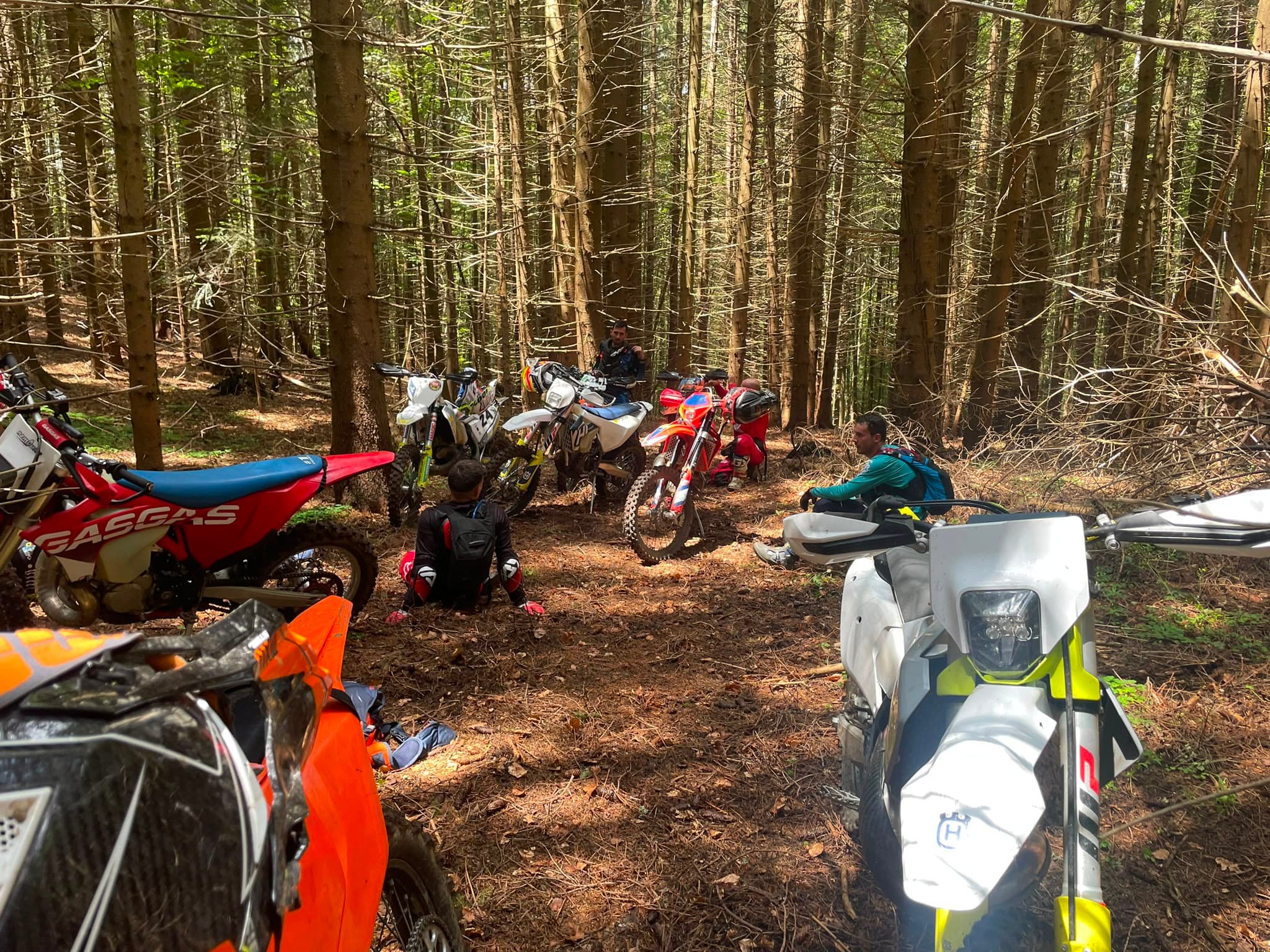 Enduro forest adventure