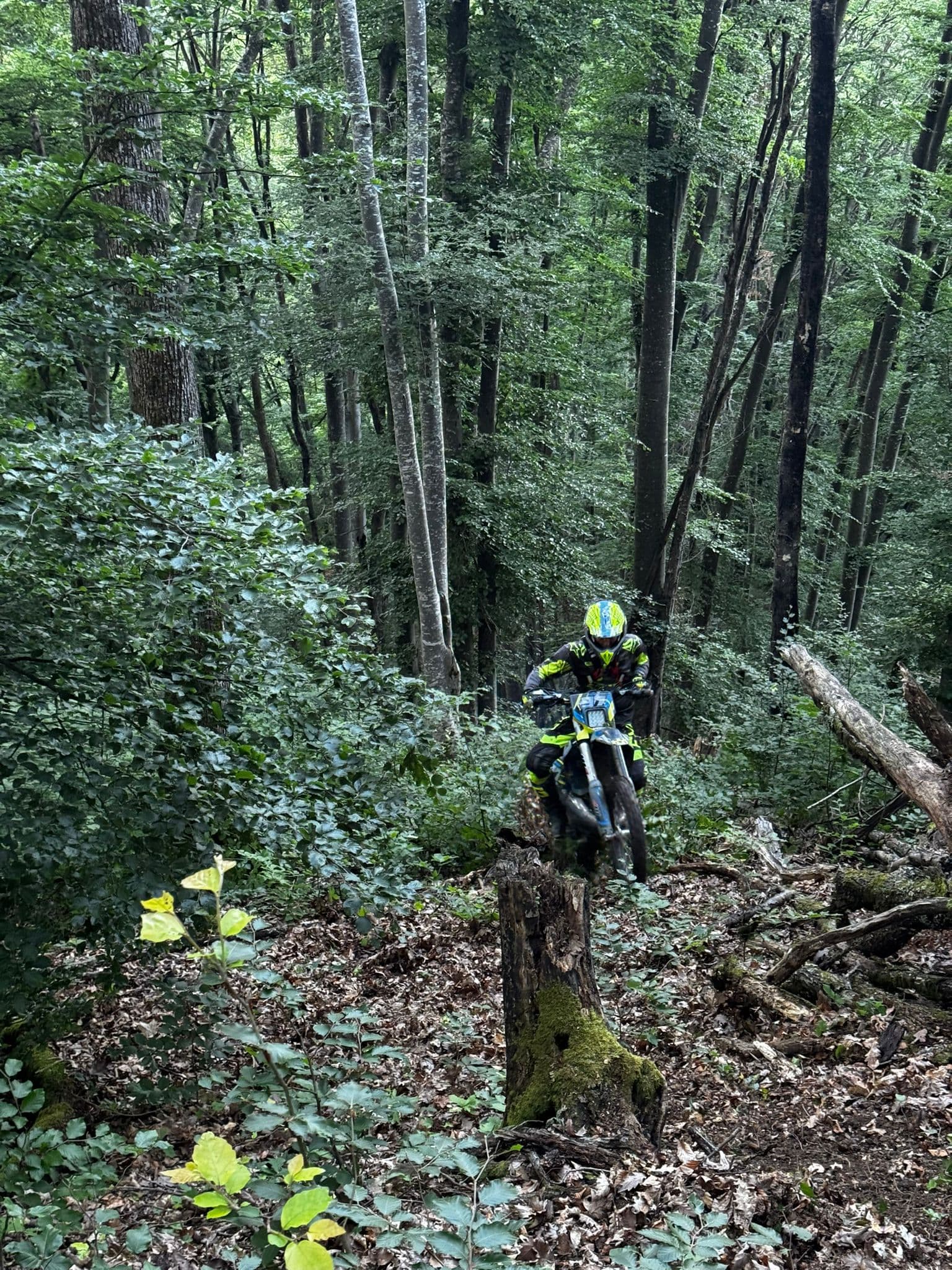 Technical enduro riding